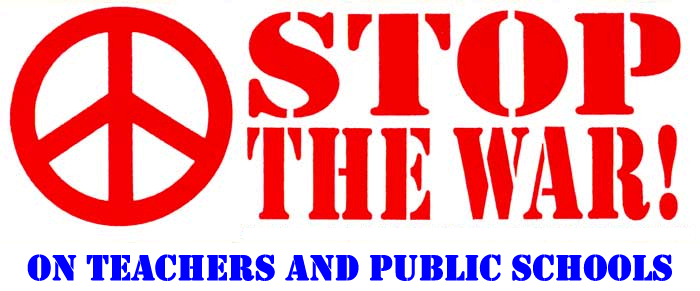 Image result for stop the war on teachers